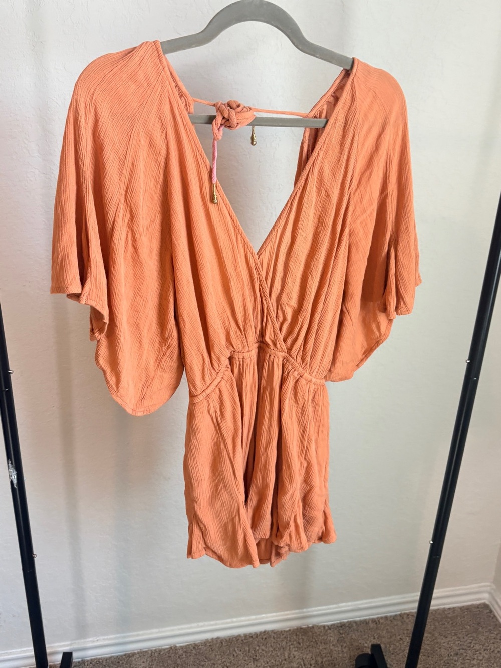 Free People Dusty Rose Knit Romper
